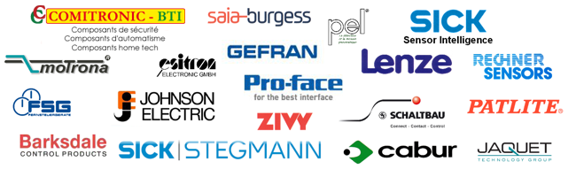 logos logo des marques distribuées par FRADEC