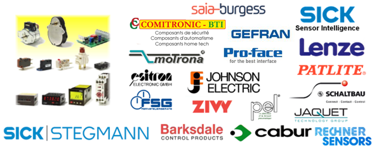 logos des marques distribuées par FRADEC